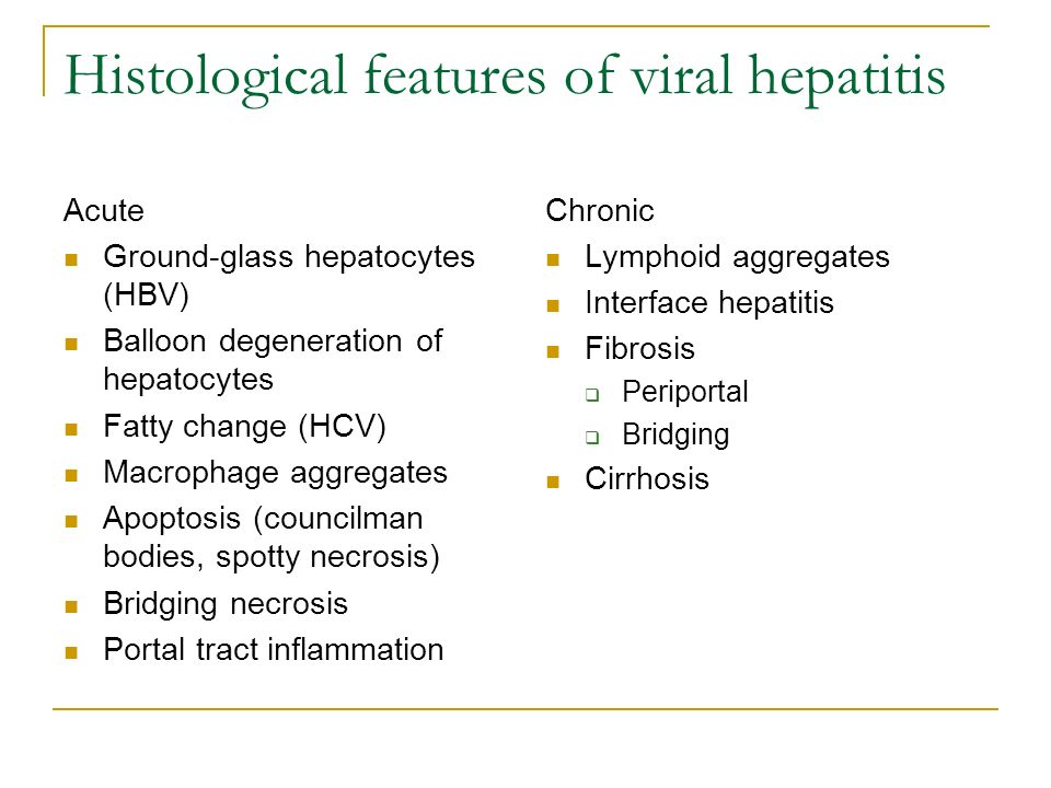 What's to know about viral hepatitis?